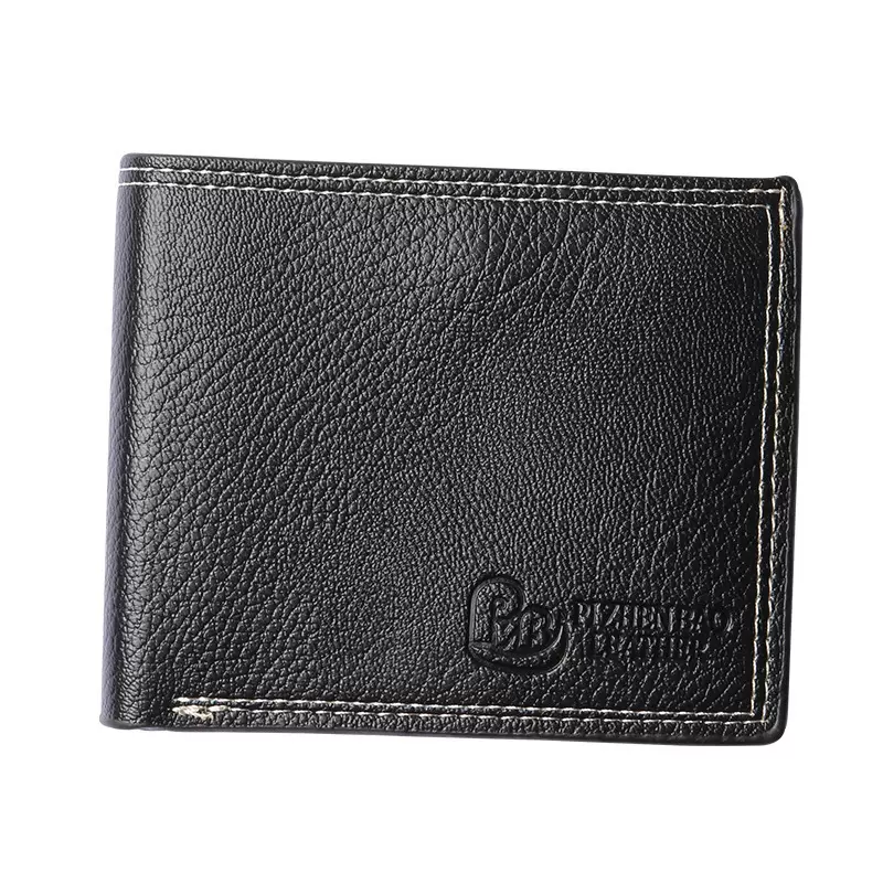 钱包男卡包短款PU皮大容量多功能韩版男士时尚横款皮夹潮流爆款