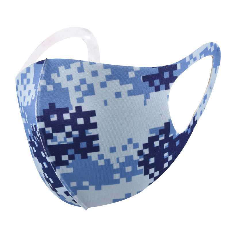 Máscara negra para hombres y mujeres Celebridad de Internet mismo estilo a prueba de sol transpirable lavable válvula de respiración de algodón dibujos animados para niños máscara a prueba de sol