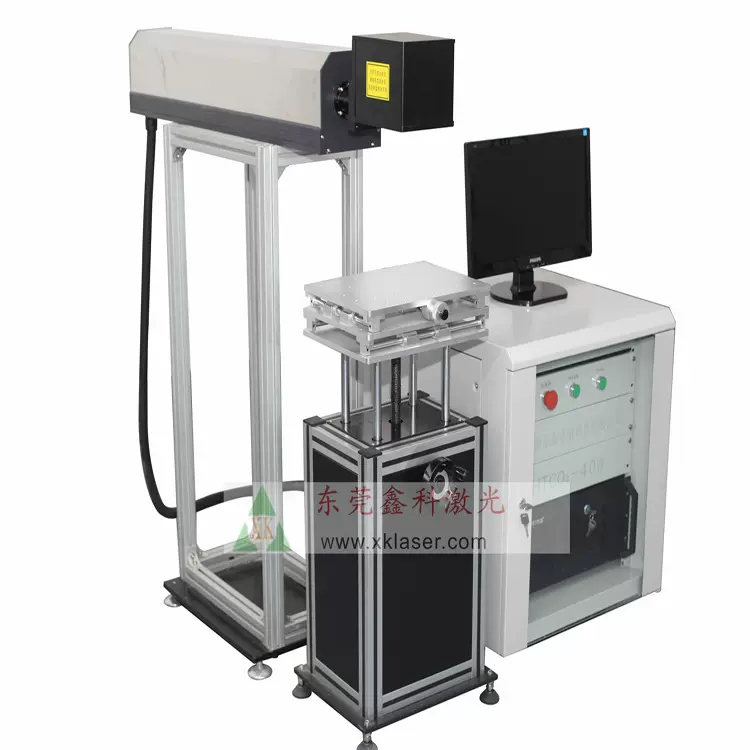 大量供应大幅面打标机 co2激光打标机 不锈钢铭牌塑料瓶盖喷码机
