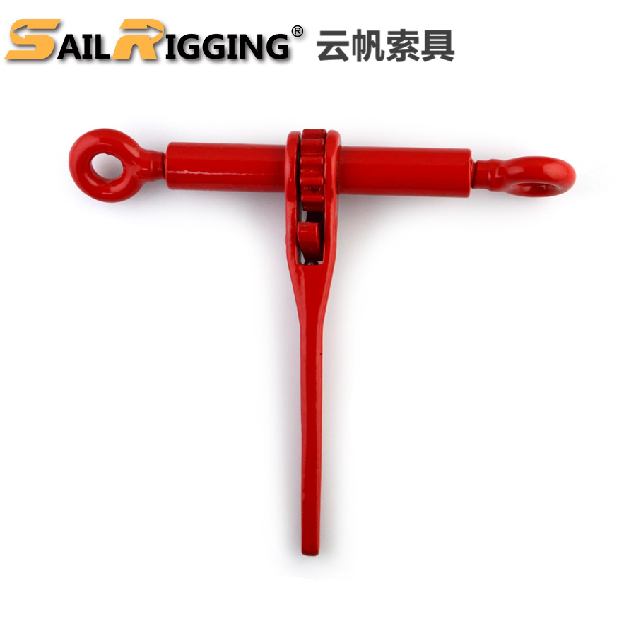 山东青岛厂家直供 高品质紧索具 喷塑无钩环式船用钢丝绳拉紧器