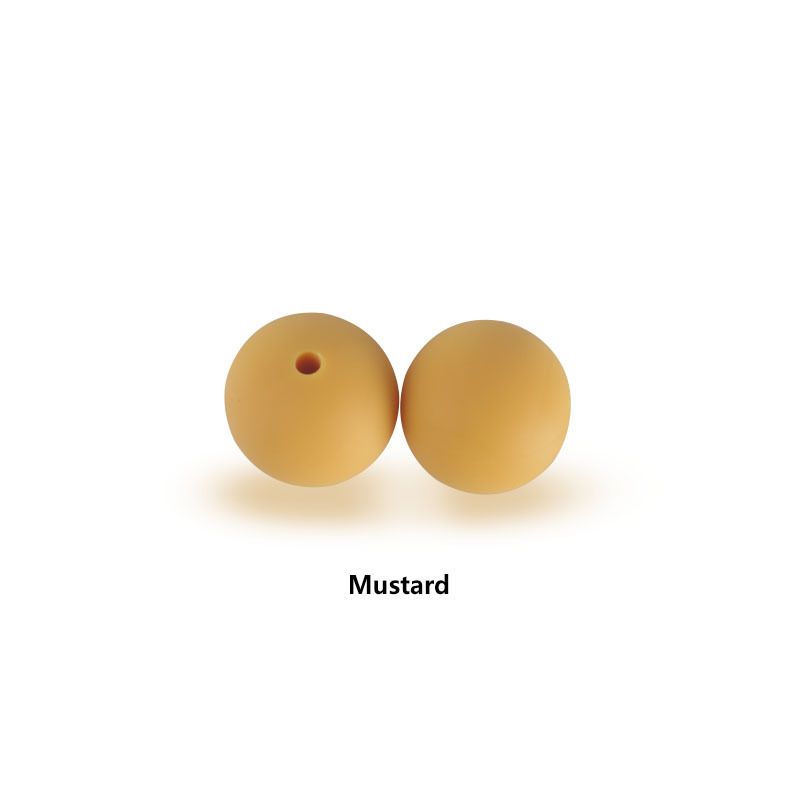 12mm perlas de silicona molar juguete teether pulsera pezón cadena collar accesorios infantil DIY accesorios de la joyería