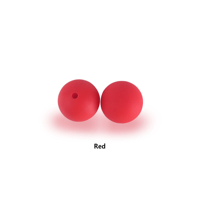 12mm perlas de silicona molar juguete teether pulsera pezón cadena collar accesorios infantil DIY accesorios de la joyería