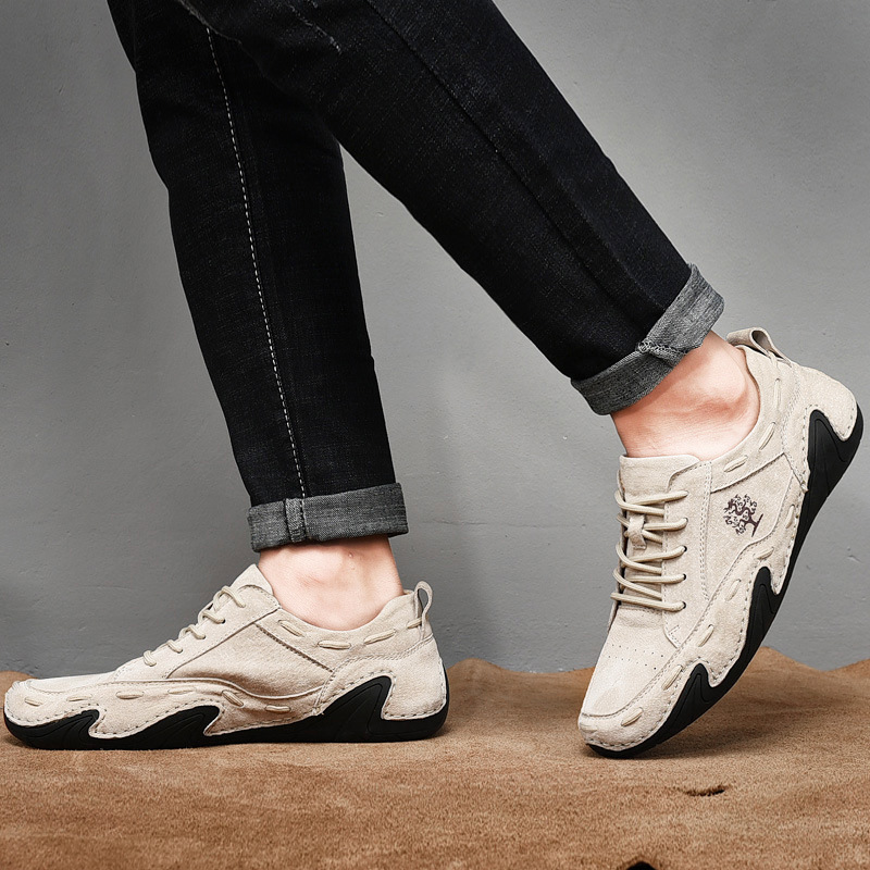 Spring And Autumn Men's Extra Large Peas Shoes
