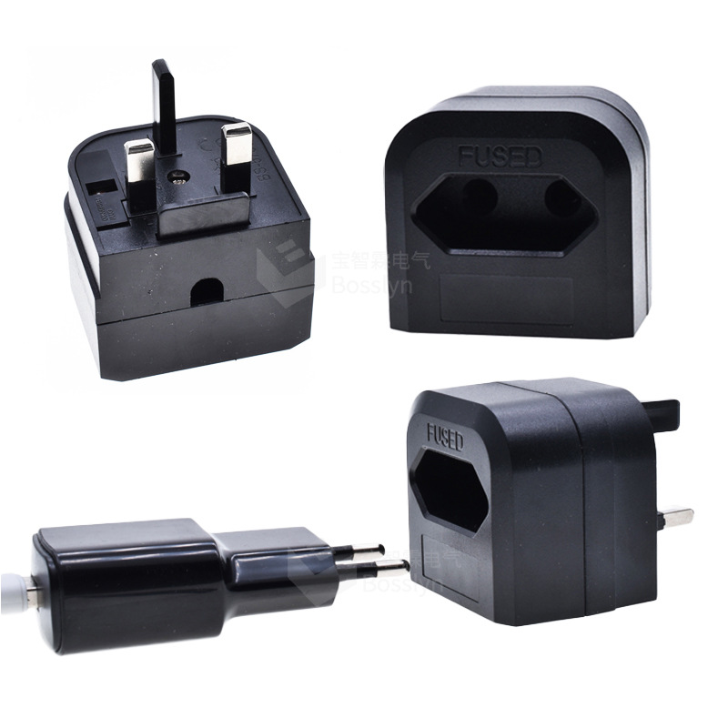 厂家批发英标转接头 嵌入式欧式转英式转换插头 英规家电转换头