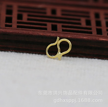����DIY��Ʒͭ24k��ɫ9*6.5*0.8MMS���������ֹ��������A515
