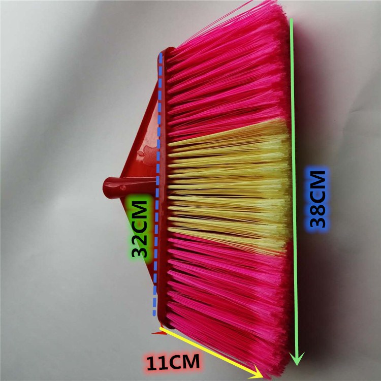 Escoba de plástico de alta calidad, 38cm