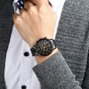 Waterproof quartz steel belt stainless steel, men's watch suitable for men and women, watch strap