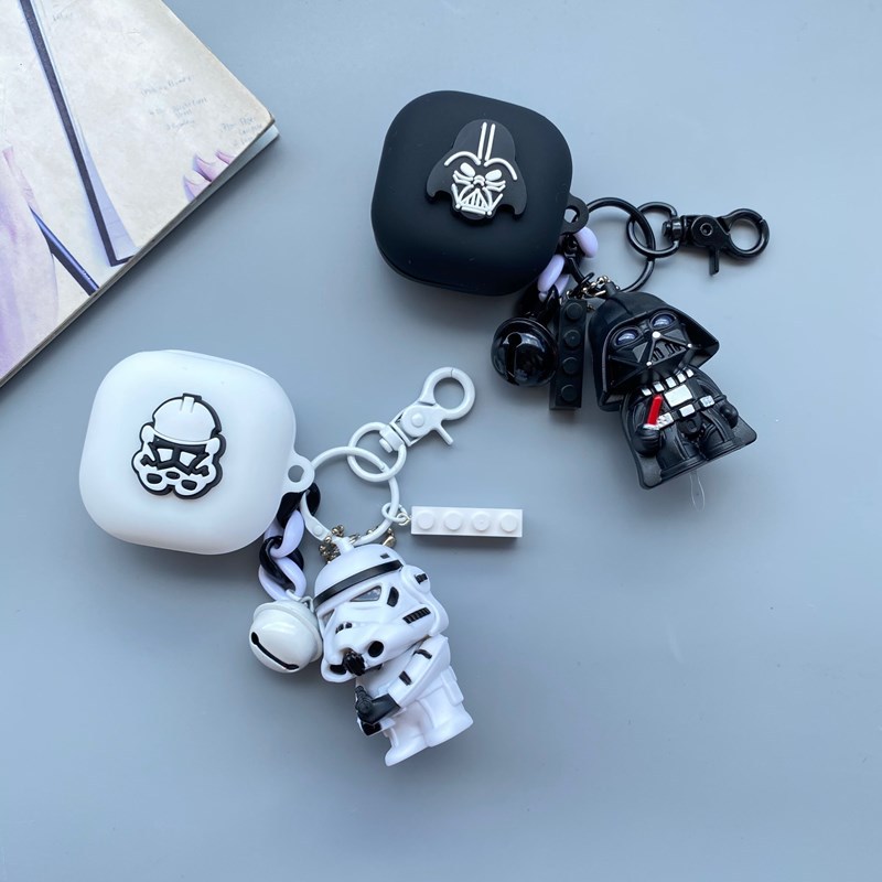 Aplicable a Samsung Galaxy Buds2/live auricular Bluetooth inalámbrico funda protectora de silicona de dibujos animados pro funda suave moda