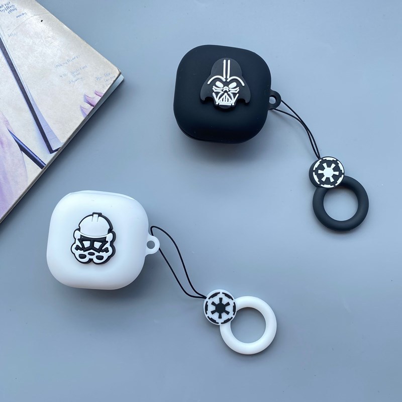 Aplicable a Samsung Galaxy Buds2/live auricular Bluetooth inalámbrico funda protectora de silicona de dibujos animados pro funda suave moda