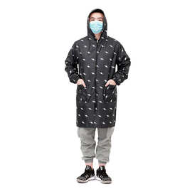 韩版罩衣围裙家用厨房防水防油工作服围腰拉链无袖防油污防护