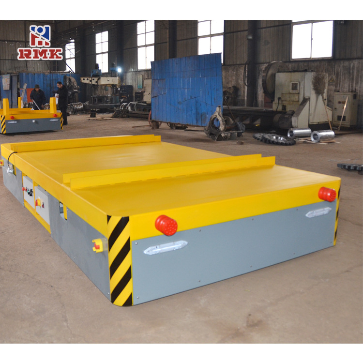 转弯式电动过跨车 工业自动化轨道运输车 60吨蓄电池地轨车