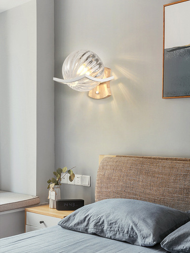 Modern Minimalist Bedside Wall Lamp, Nordic Hotel Corridor Lamp, Indoor Creative Living Room Wall Lamp