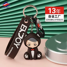 钥匙扣及钥匙扣配件;搪胶公仔;钥匙扣