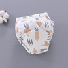 Children's breathable autumn trousers for training, gauze teaching diaper, washable