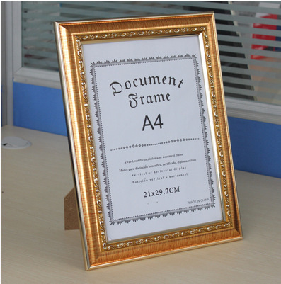 Simple Resin A4 Certificate Frame A3 Three-in-One Business License Frame Wall-Hanging Authorized Photo Frame Platform Award Frame Simple Resin A4 Certificate Frame A3 Three-in-One Business License Frame Wall-Hanging Authorized Photo Frame Platform Award Frame