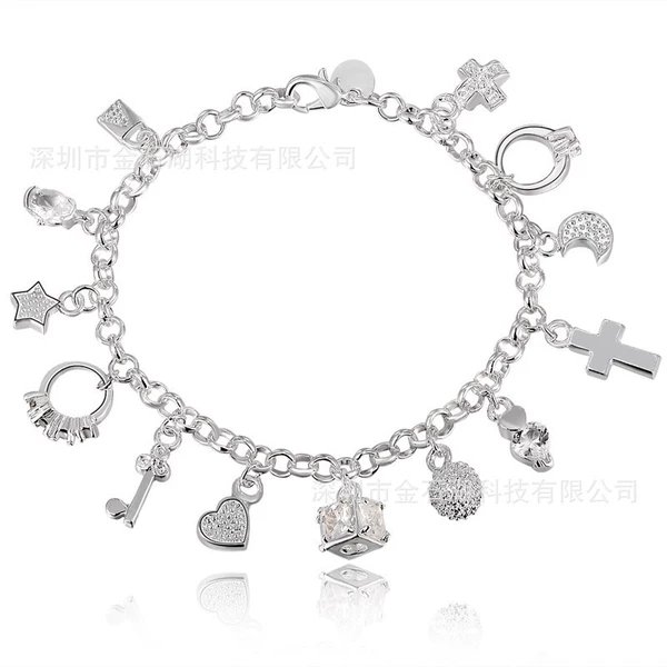 Handle, bracelet, 13 pieces
