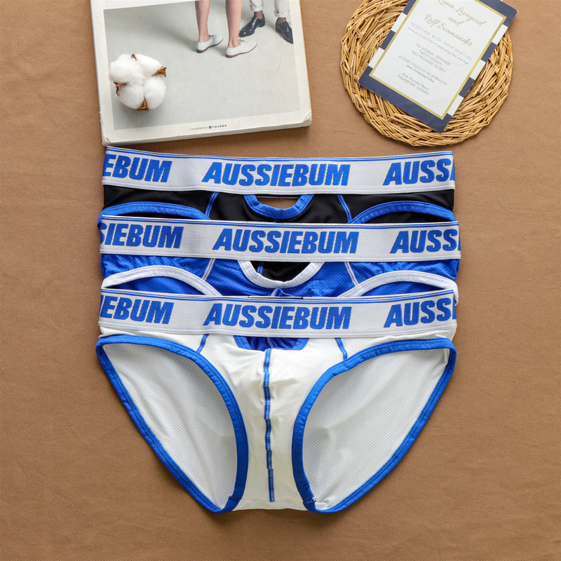 Men's Sexy Front and Back Small Hollow Underwear Fashionable Comfortable Breathable Briefs aussiebum Men's Sexy Front and Back Small Hollow Underwear Fashionable Comfortable Breathable Briefs aussiebum