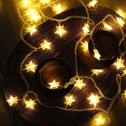Factory direct sales led star lights string lights flashing stars star lights string new year festival Christmas decoration lights string lights
