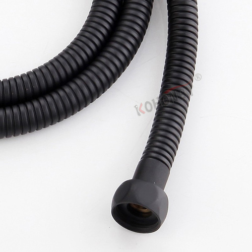 Factory direct supply 304 stainless steel black shower hose shower head hose 1.5 meters