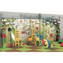 儿童攀爬墙室内户外幼儿园吊缆绳吊环攀岩架攀爬网感统训练器材