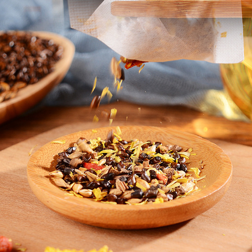 Mingfang Flower Source Chrysanthemum Cassia Seed Tea Silver Needle Goji Berry Nighttime Wellness Tea Wholesale Combo Tea Bags Flower Tea