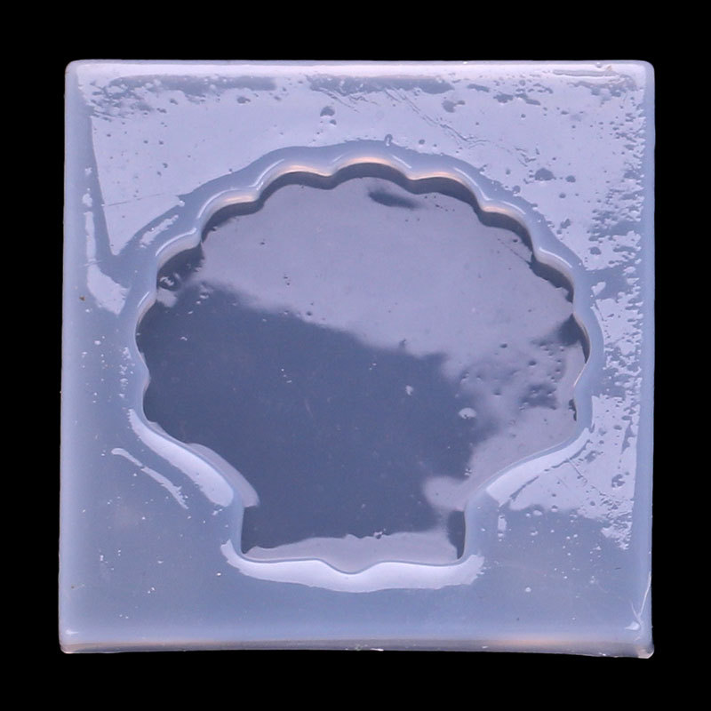 Espejo DIY de Cristal epoxi estrellas de mar Shell medusas molde de silicona haciendo accesorios de la joyería de Cristal epoxi molde