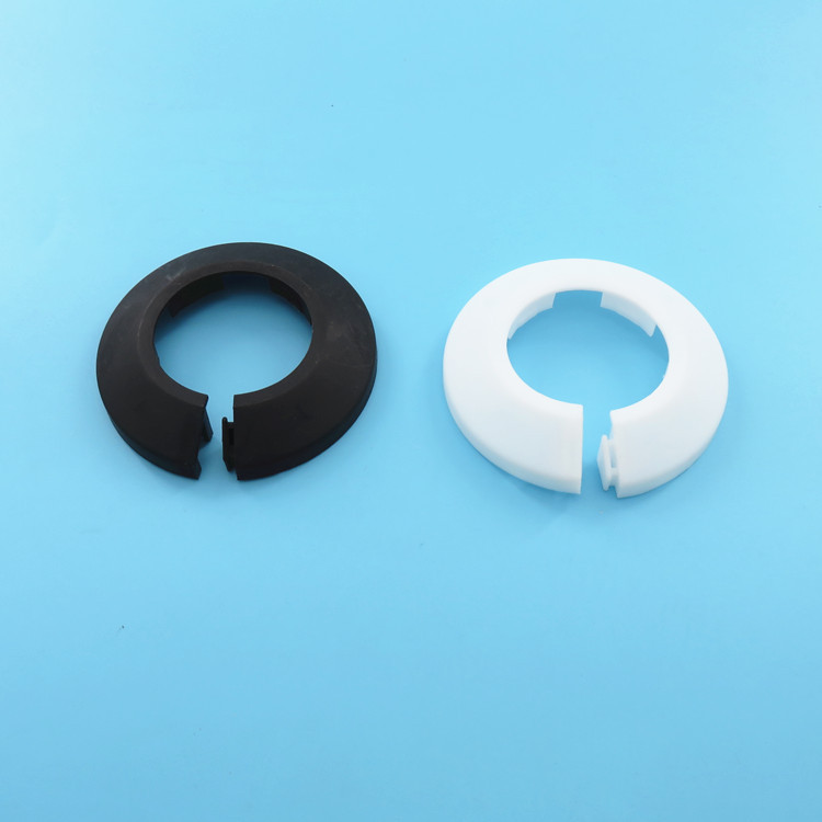 暖气水管洞口遮丑盖镀锌钢管消防管墙孔遮挡套PVC管道装饰圈开口