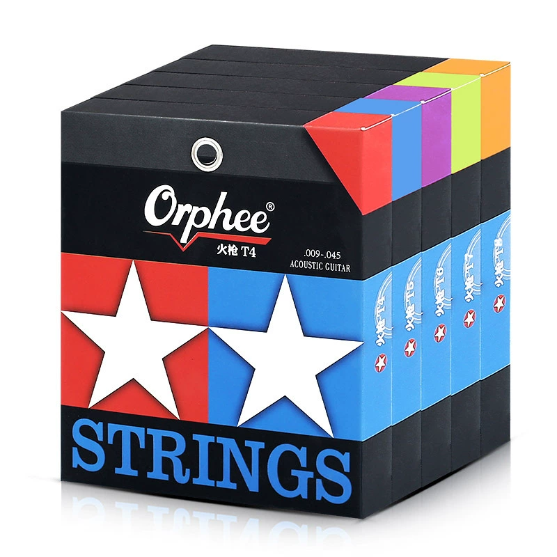 ORPHEE Olufi Piano Strings T серии Двойное покрытие против ржавчины фосфористая медь струнная гитара народное ансамбль набор 6