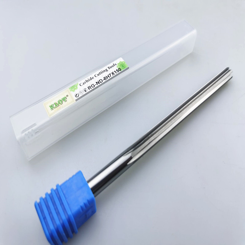 KLOT 钨钢铰刀 加长铰刀 YG10X整体硬质合金机用铰刀5-20*150厂家