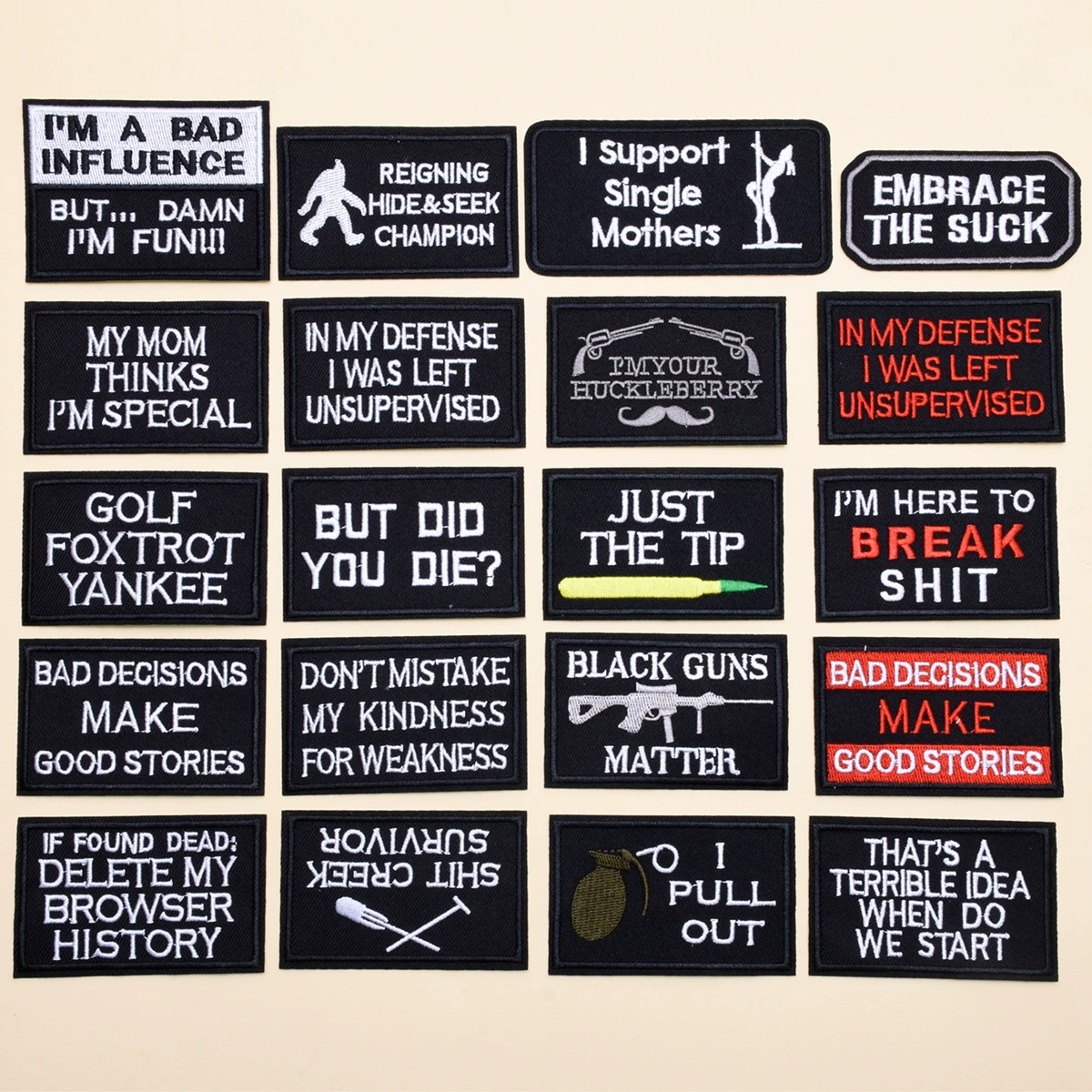 Черная английская буква многообразная вышитая тканевая наклейка компьютер DIY аксессуары для одежды значок нашивка наклейка для обуви шляпа аппликация