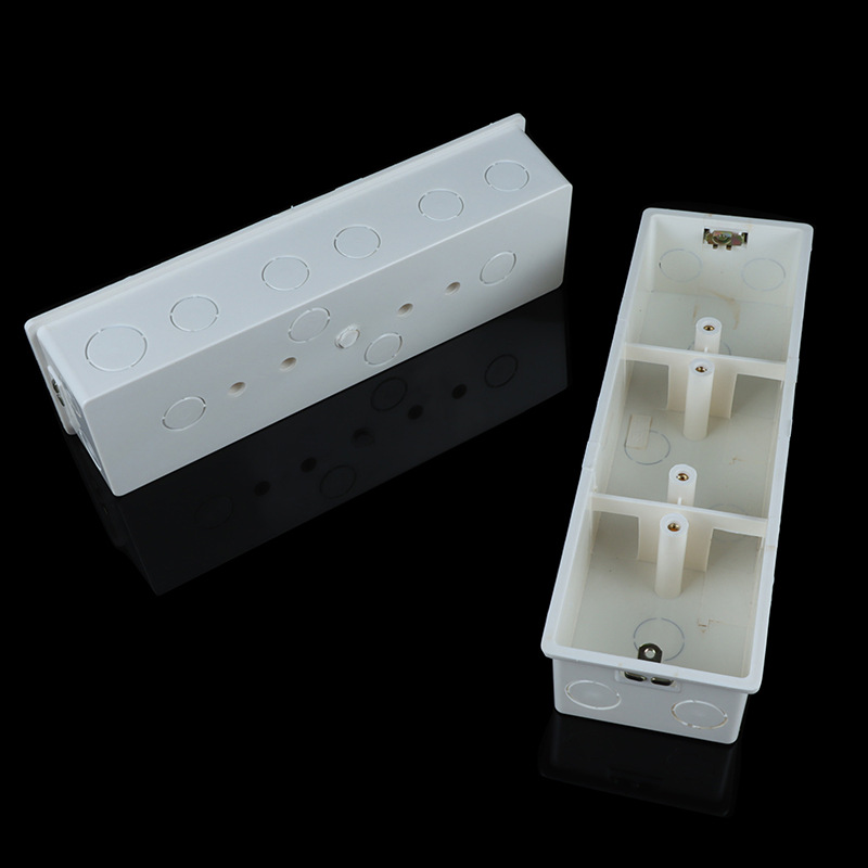 Dropshipping PVC Line Box, Flame Retardant Connection Box, Triple Box, Dual Box, Integrated Line Box, PVC Dark Box