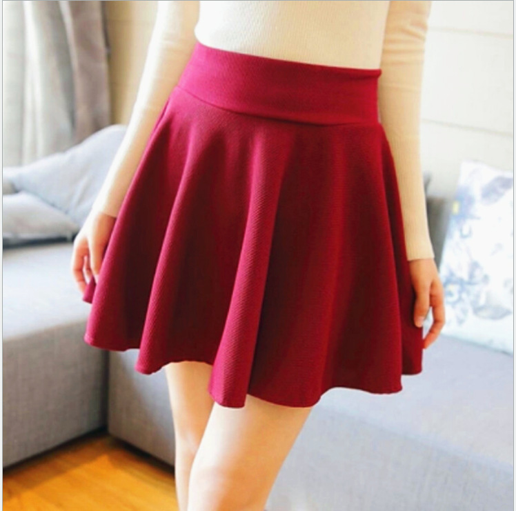 Spring 2022 Korean Style Puffy Skirt Large Swing Sun Skirt Fashion Women's Short Skirt Skirt Large Size