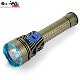 XHP50 P70 P90潜水手电筒26650电池5000流明磁控开关潜水80米