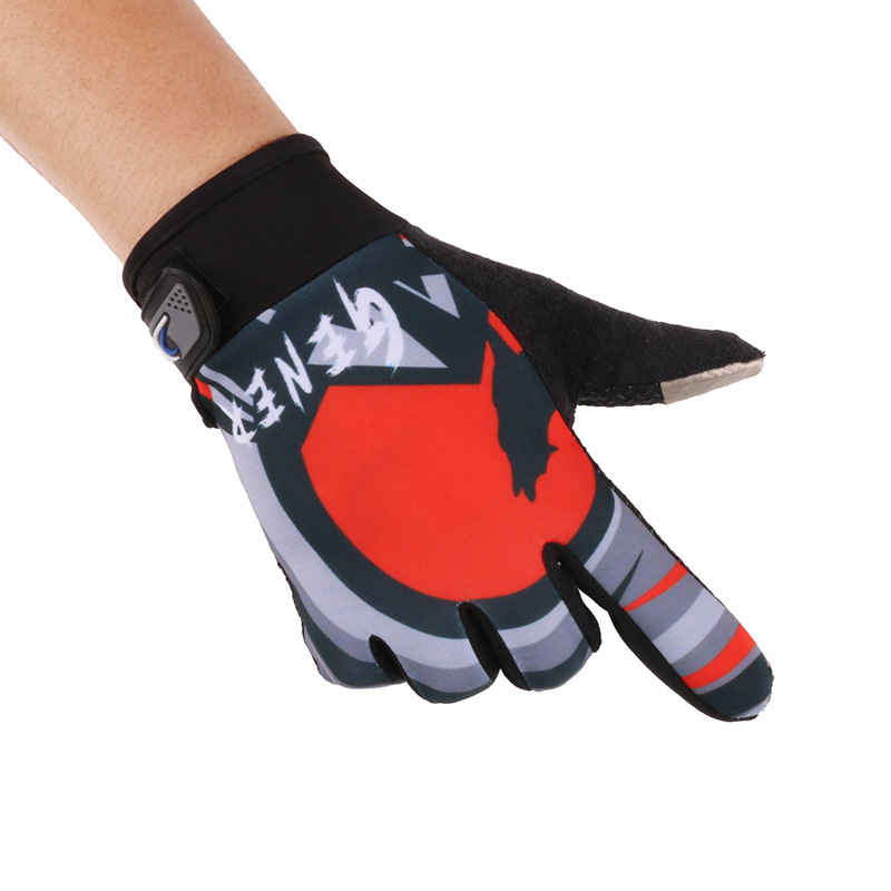Nueva primavera y verano para hombres y mujeres deportes fitness guantes largos guantes de entrenamiento de ciclismo al aire libre guantes transpirables de pantalla táctil