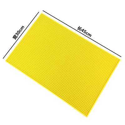 Fábrica en stock venta directa de la barra estera antideslizante estera de la barra de escritorio estera de aislamiento térmico tazón mantel estera del fregadero de la cocina estera de drenaje
