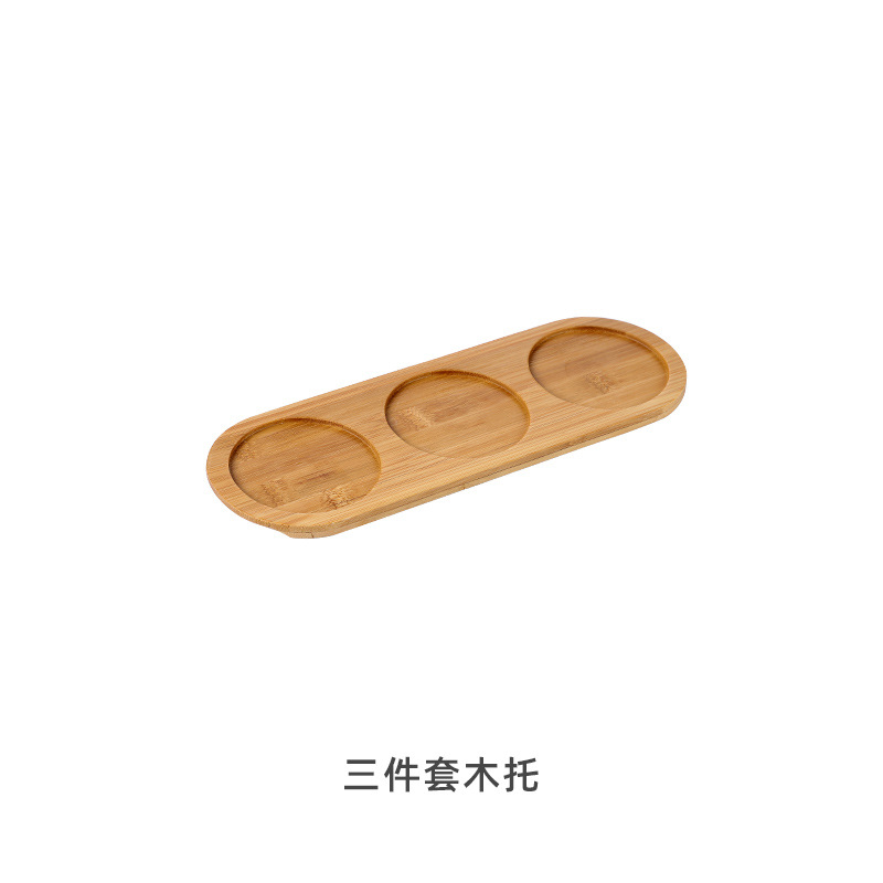 Solo tablero de bambú-tablero de bambú de tres piezas redondo