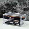 Transparent dressing table, table storage box, acrylic brush for skin care