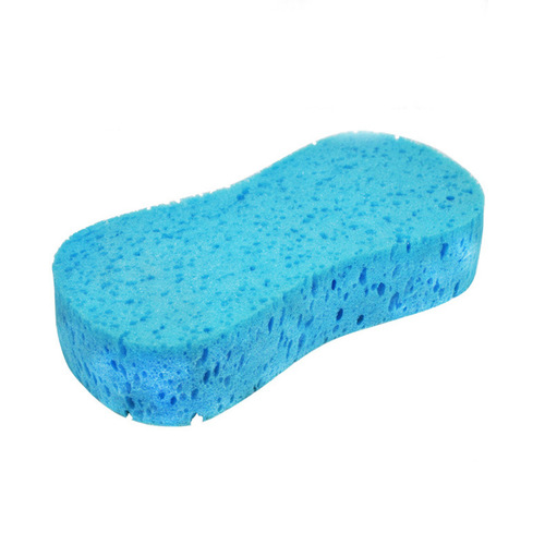 Car wash compressed sponge 8-character large car-wiping absorbent sponge block high-density powerful decontamination cotton car supplies