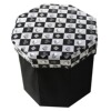 Manufactor Supplying shape Storage stool multi-function Leatherwear Storage stool Non-woven fabric Star anise Folding stool Fabric art