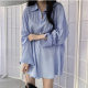Spot 2022 Korean Style New Sunscreen Silk Slide Drop Sense Sunscreen Long Sleeve Loose Shirt