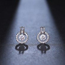 ins韩国热卖时尚简约小锆石耳钉女气质唯美森系名媛耳饰厂家直销