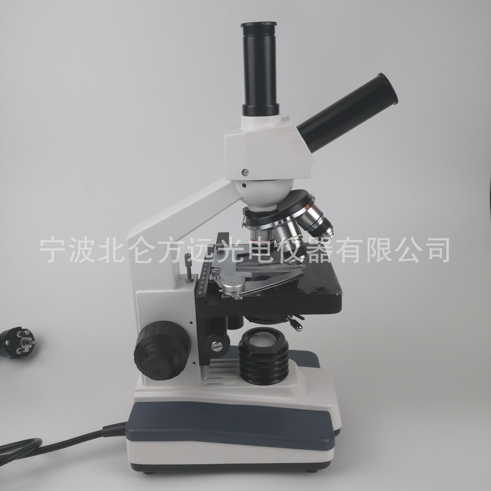 直销 优质教学显微镜 双目生物显微镜XSP-200V  双人观察示教头
