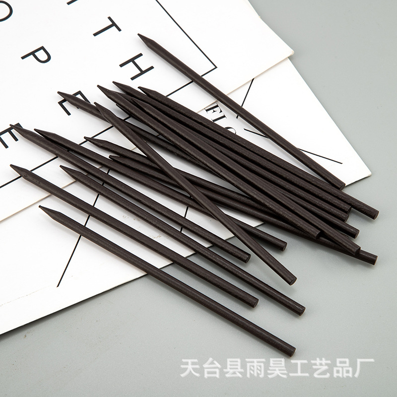 Simple Hemu horquilla joyería clásica marrón Hanfu updo horquilla simple horquilla de madera buyao estilo antiguo palillos