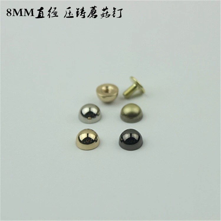 Багаж Кожаный Аксессуары Оборудование Сумка Заливки Формы Грибной Ногтей Поверхность Дуги Ногтей