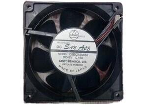 三洋 12038 48V0.15A 散热风扇 双滚珠轴承109E1248M182工业变频