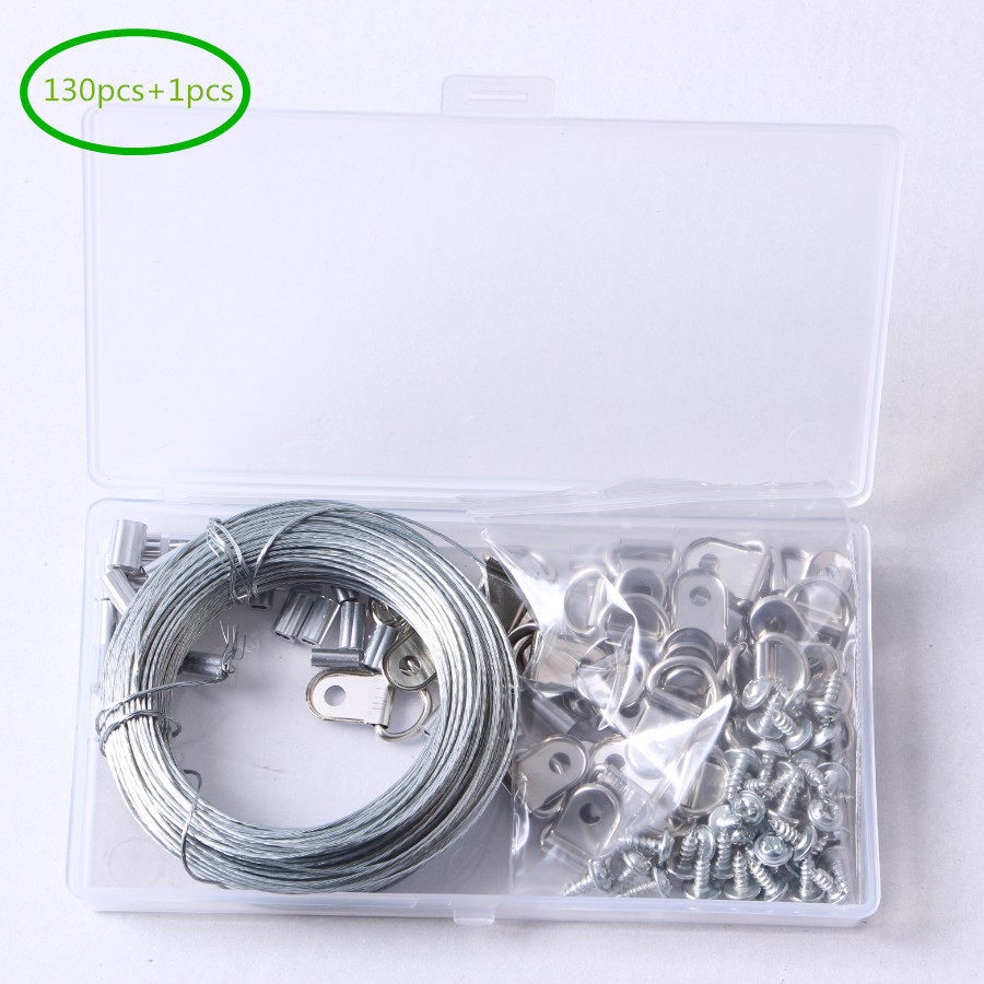 En stock suministro colgando pintura alambre cuerda foto marco cuerda gancho aluminio hebilla traje colgando pintura accesorios combinación