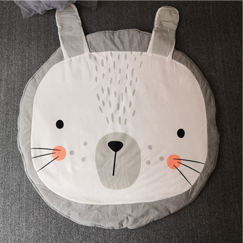 INS Alfombra de animales tridimensionales redondas, manta para gatear para bebés, esterilla para gatear para bebés, 21 tipos de decoración para casitas