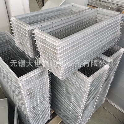 大世界厂家方形焊接法兰角钢法兰风管连接镀锌排烟法兰批发加工