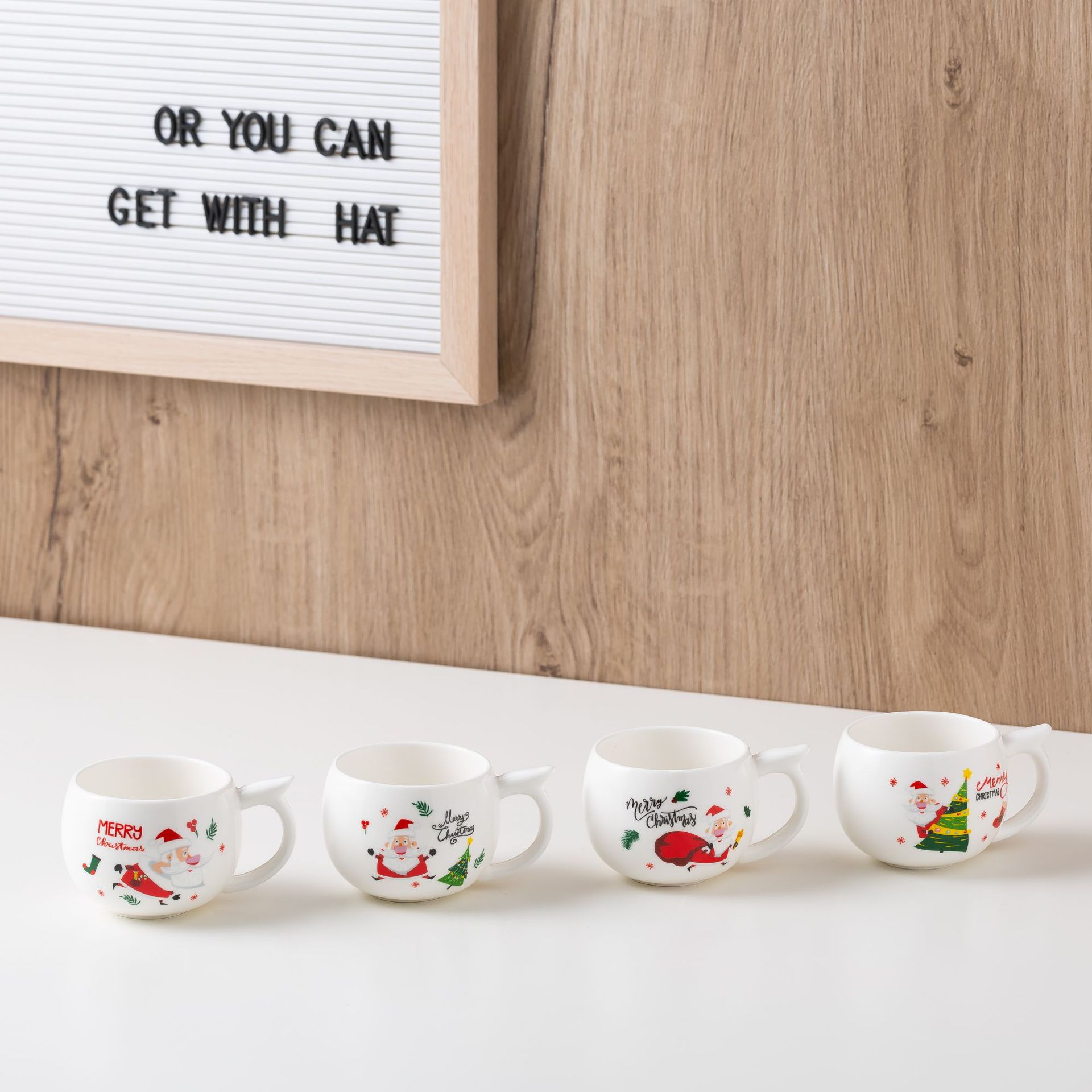 Juego de té nórdico tetera taza de agua taza conjunto taza Santa Claus juego de té taza de té traje sala de estar taza del hogar