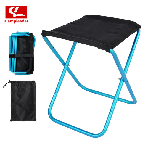 Outdoor large and high folding stool, fully foldable aluminum alloy fishing stool, barbecue large train stool, Mazar